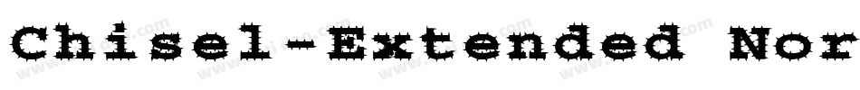 Chisel-Extended Normal字体转换
